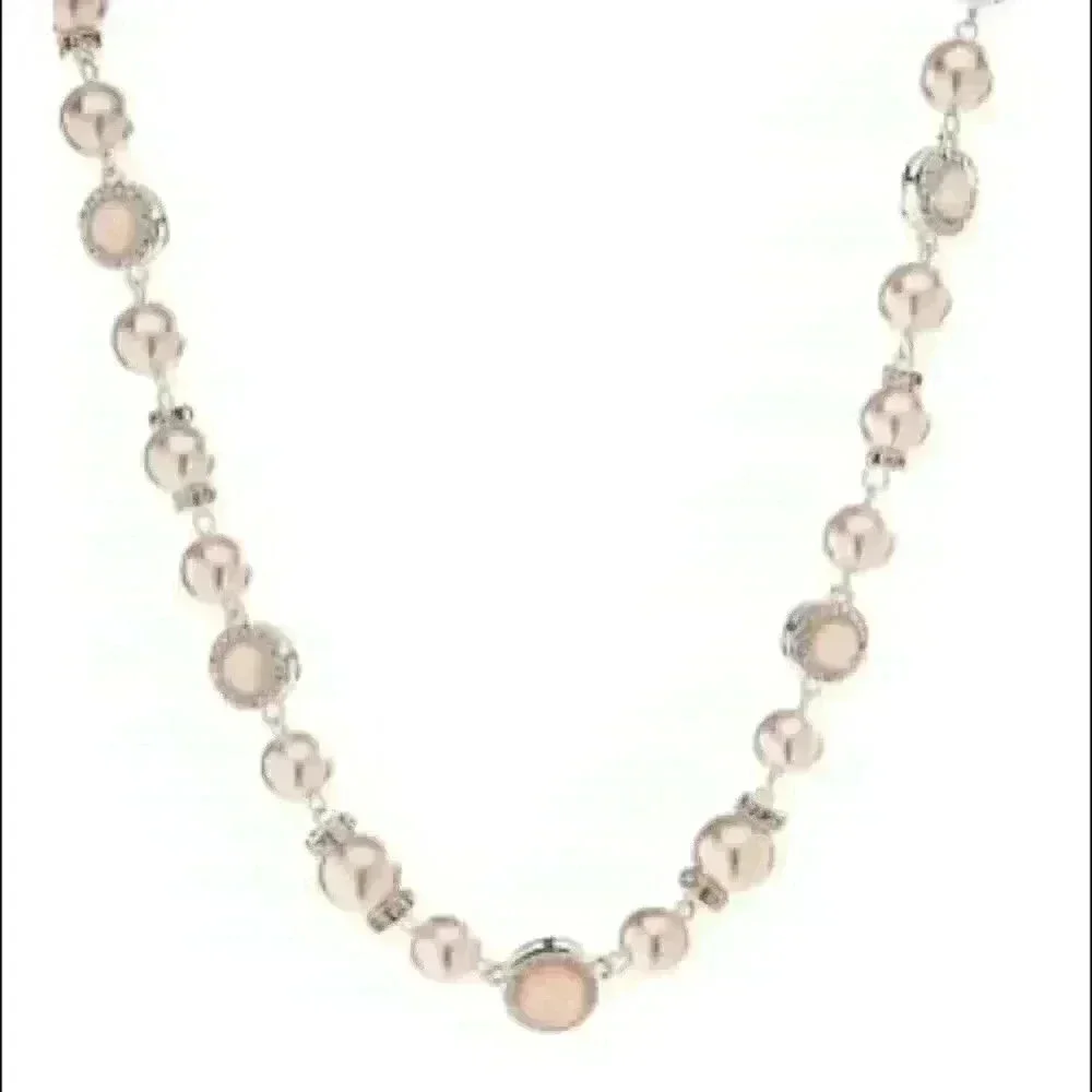 Anne Klein New Pearl Crystal Necklace - Picture 1 of 2
